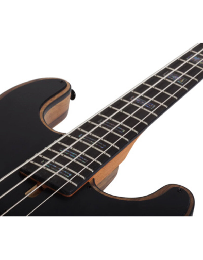 Schecter Schecter Model-T 4 Exotic black Limba