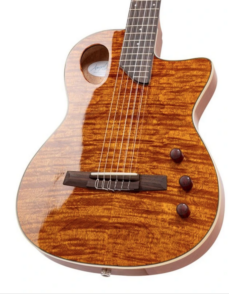 Angel Lopez Angel Lopez SHERRY CE Natural hybride gitaar