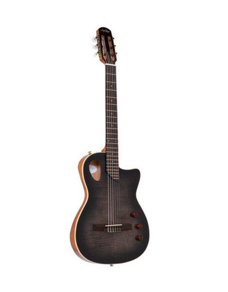 Angel Lopez Angel Lopez SHERRY CE Transparant Black hybride gitaar