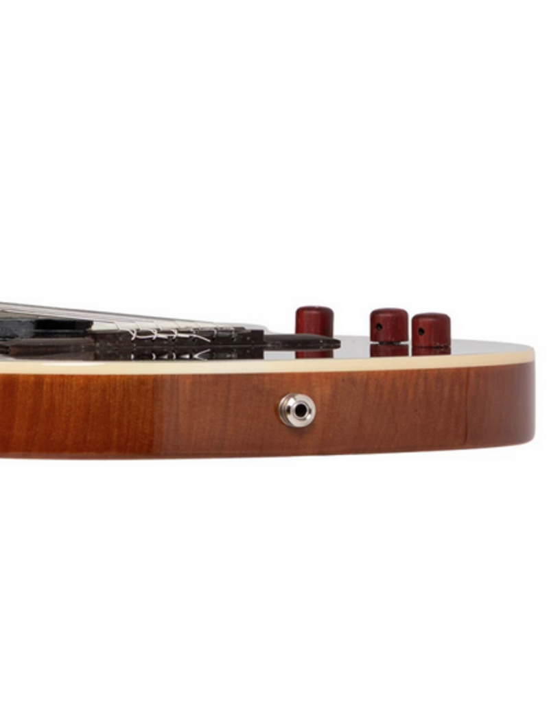 Angel Lopez Angel Lopez SHERRY CE Transparant Black hybride gitaar