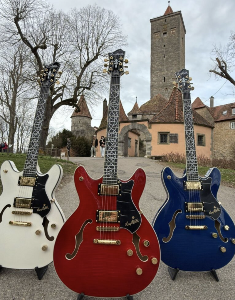 Hagstrom Hagstrom Viking 100th Anniversary Edition Bloodwine Red incl. Koffer
