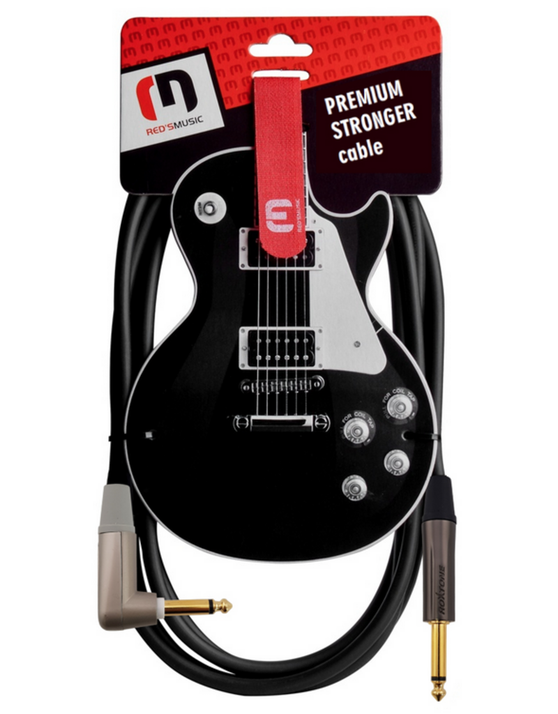 Red's music cable Red's cable GCSR1260W Premium Stronger Jack/Angled Jack silent 6 meter