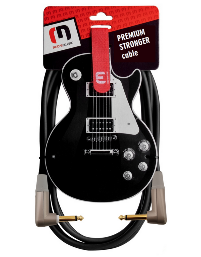 Red's music cable Red's cable GCSR1360W Premium Stronger Angled Jack/Angled Jack silent 6 meter