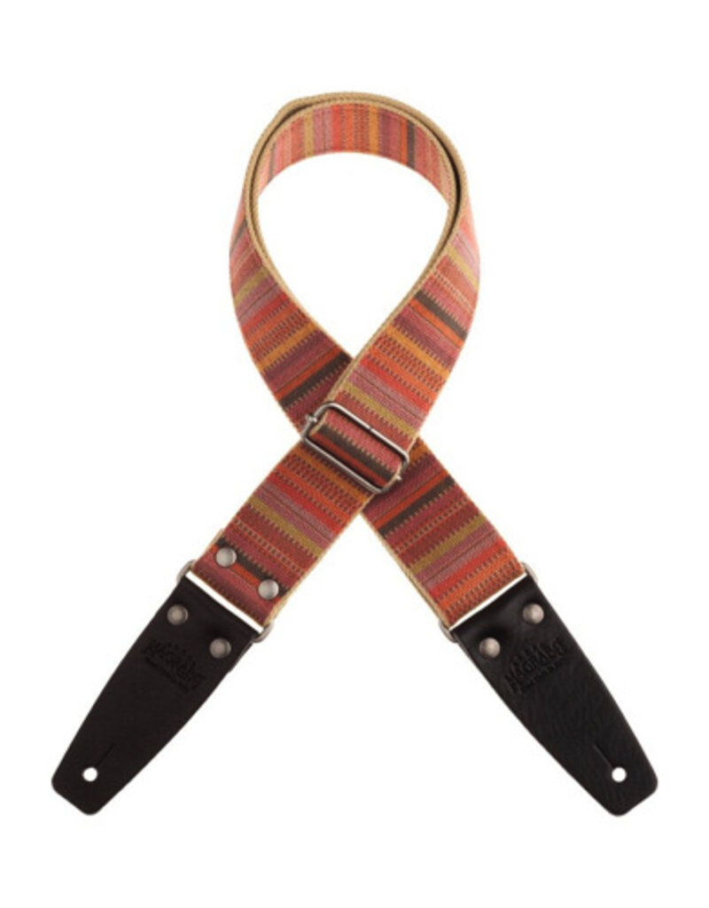 Magrabo Magrabo Stripe SC Retro Mexico 5cm (Black Terminals, Aged Silver Buckle)