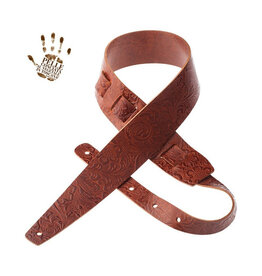 Magrabo Magrabo Holes HC Embossed Flores Marrone(Brown) 6cm