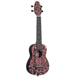 Keiki Keiki K2 Ukulele Kaleidoscope Red