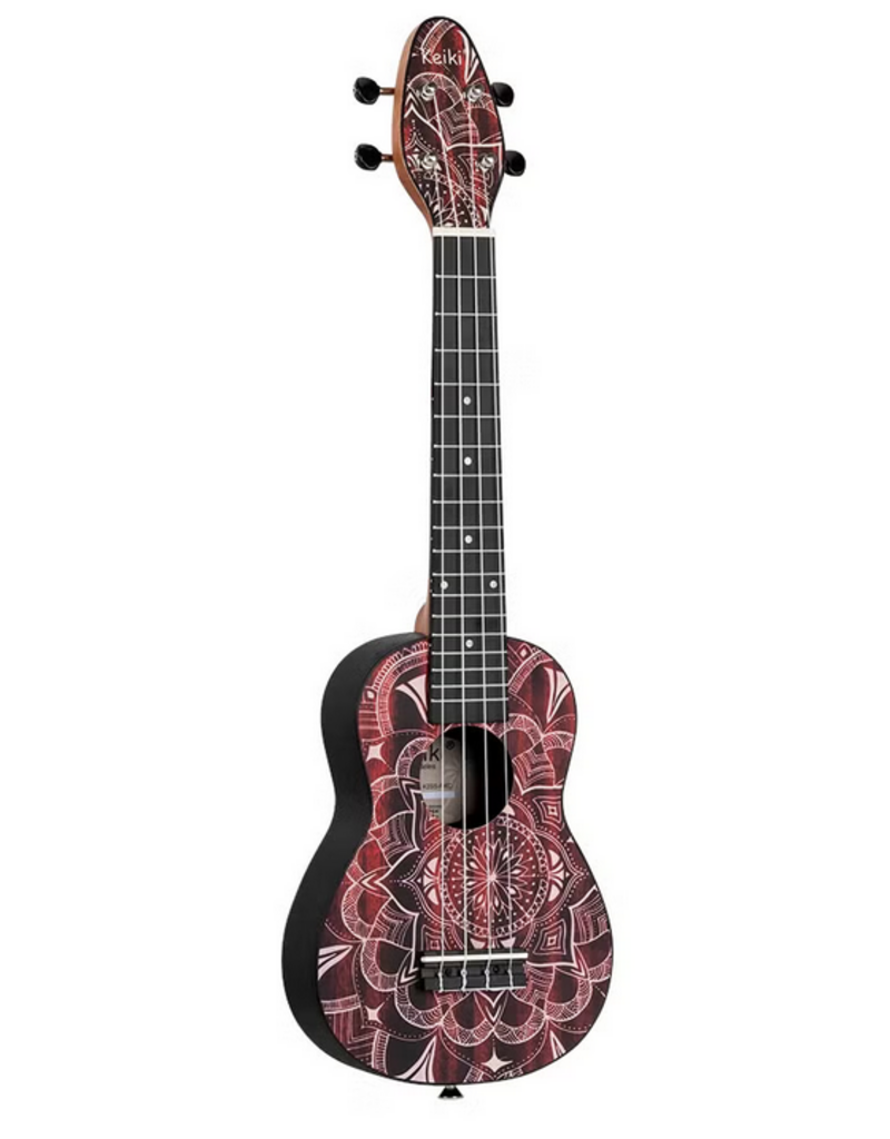 Keiki Keiki K2 Ukulele Kaleidoscope Red