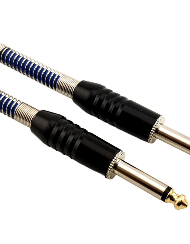 Red's music cable Red's Music GC0105 Blue 0,5m jack/jack