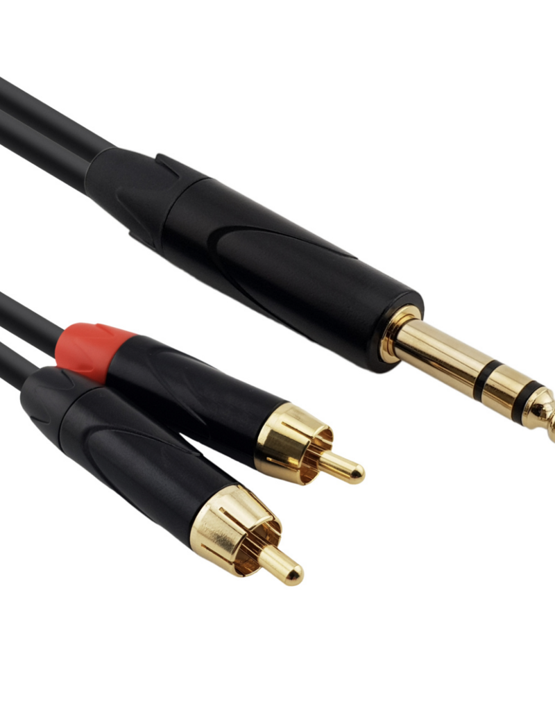 Red's music cable Red's Music AU1130BX Audio kabel 2x RCA/stereo Jack 3m