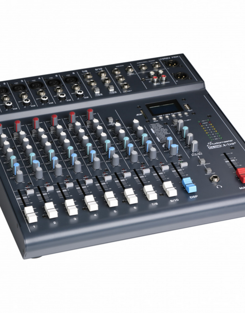 Studiomaster Studiomaster Club XS 10+  compacte mixer, 8 kanalen, 10 ingangen
