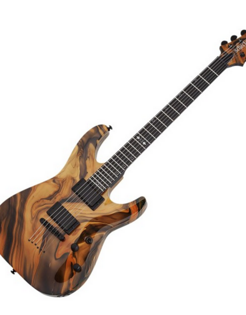 Schecter Schecter C-1 Hydro-Dip Golden Eclipse