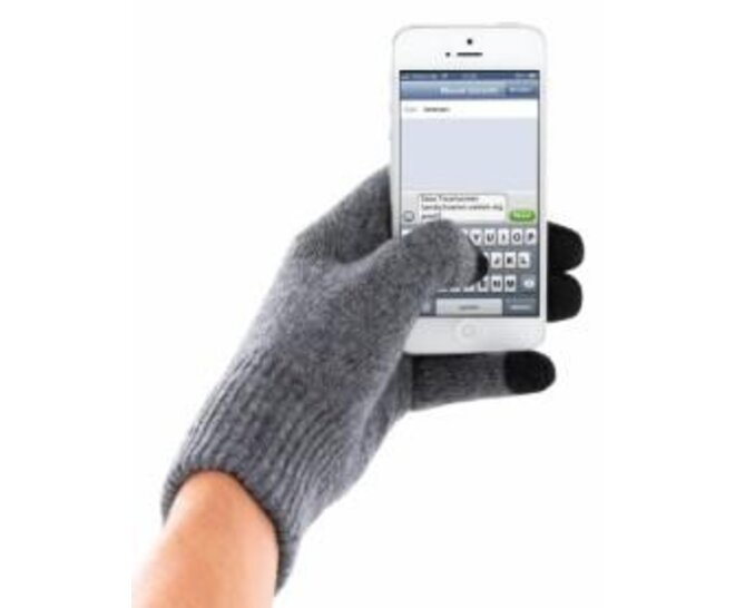 RADYGO Touch gloves grijs (Maat Small/Medium)