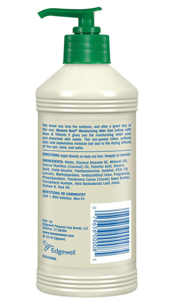Banana Boat Moisturizing After Sun Lotion Exclusively