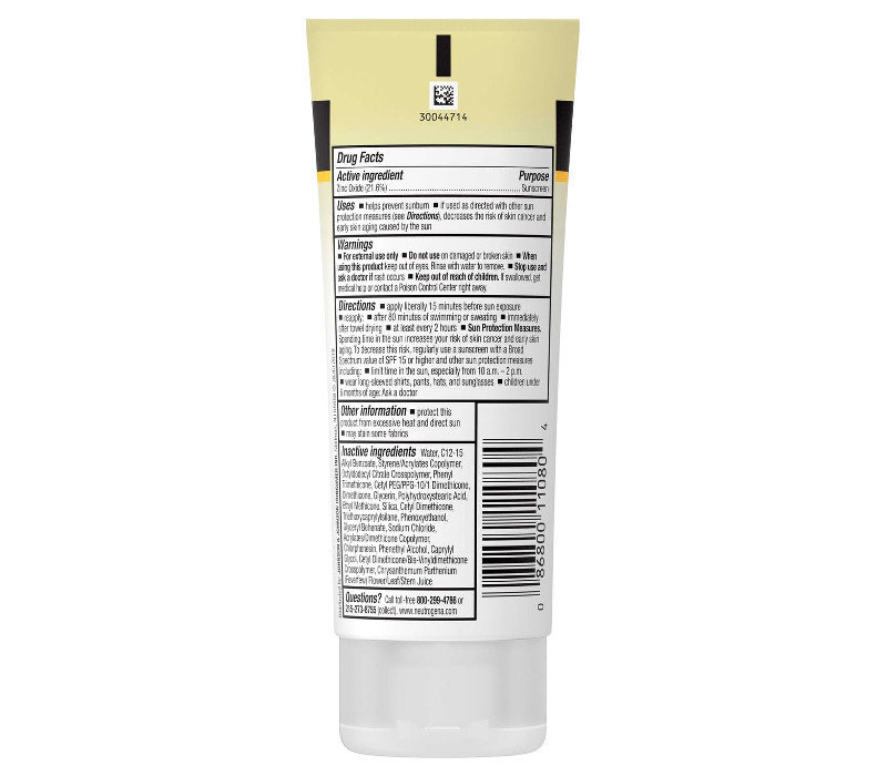 Neutrogena Sheer Zinc Mineral Sunscreen Exclusively