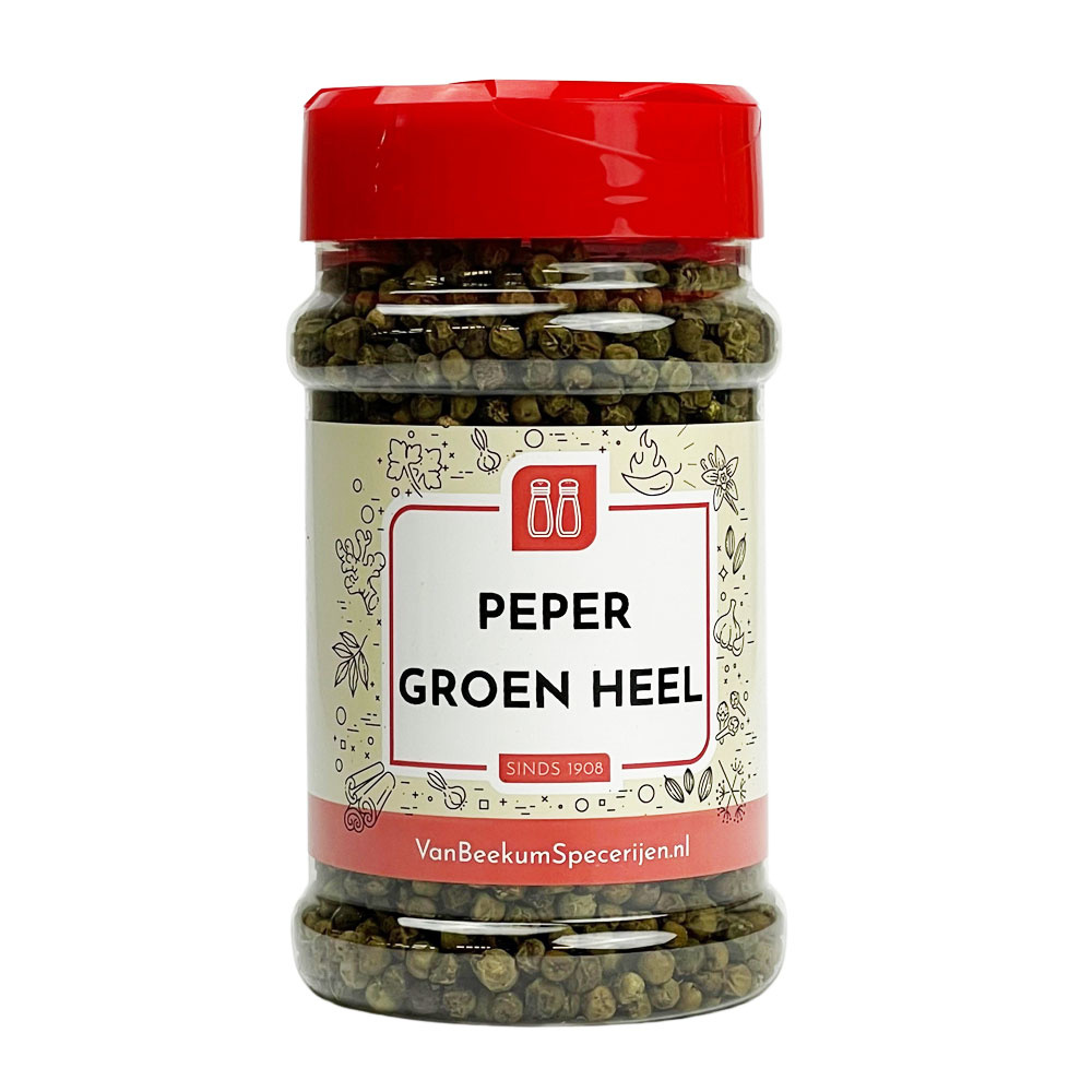 Van Beekum Specerijen - Peper Groen Heel - Strooibus 115 gram