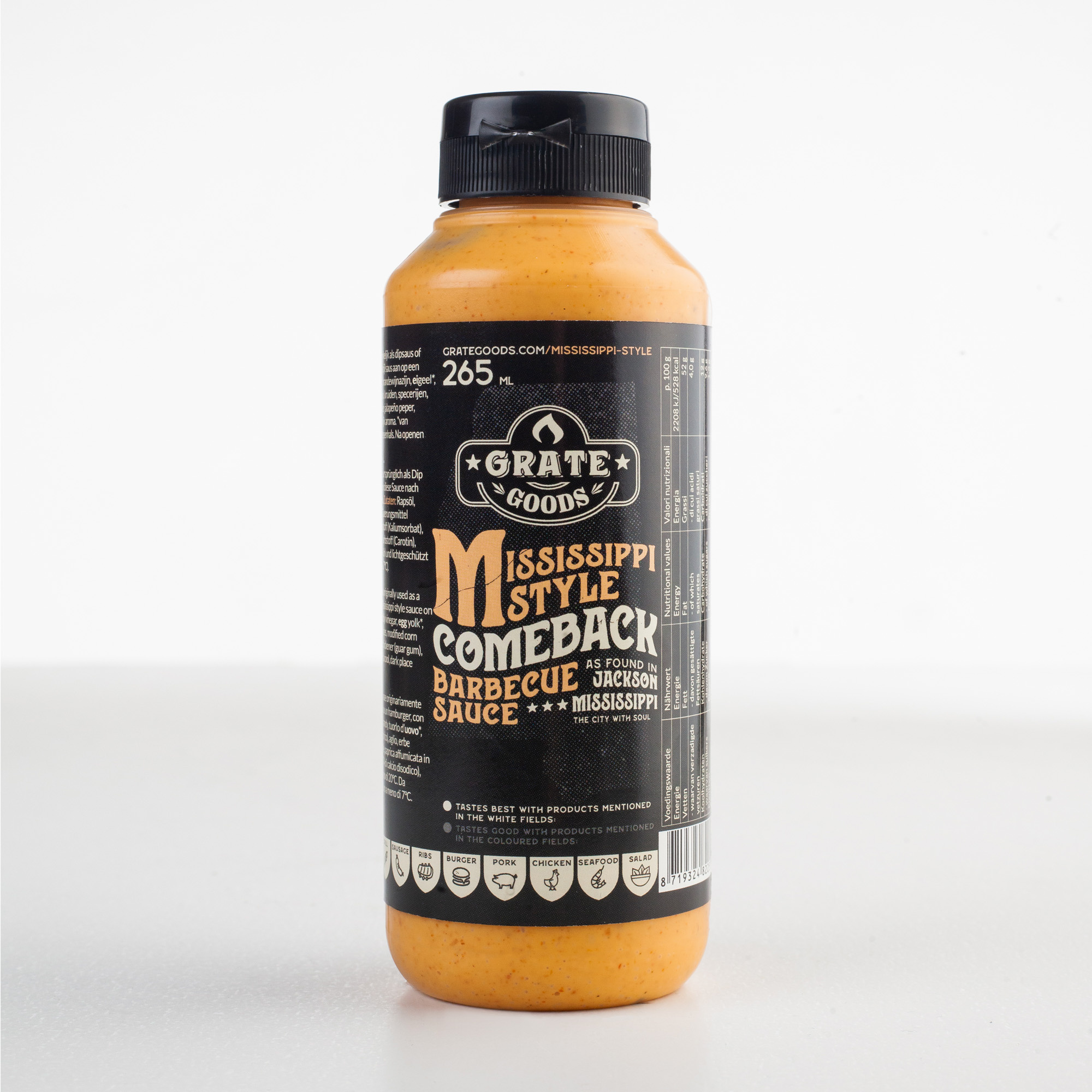 Grate Goods - Mississippi Comeback Sauce - Knijpfles 265 ml