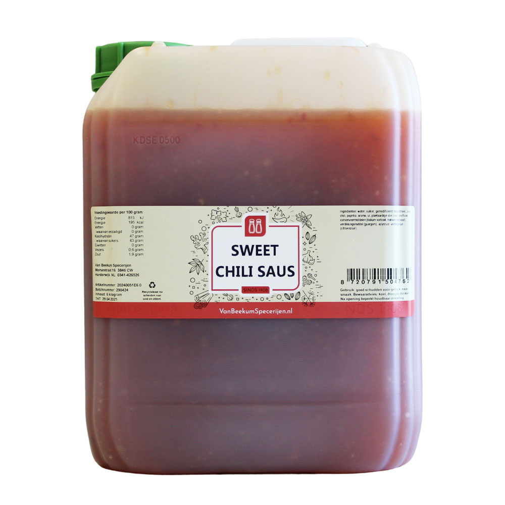 Sweet Chili Saus - Jerrycan 6 KG