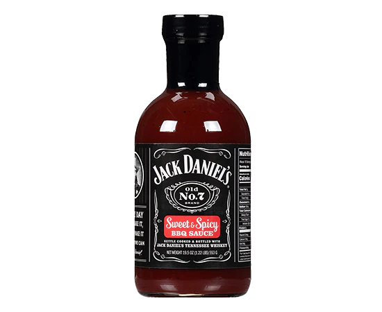 Jack Daniel's - Sweet & Spicy BBQ Sauce - Glazen Fles 473 ml
