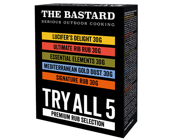 The Bastard The Basterd - BBQ Rub Try All 5 - 1 Box