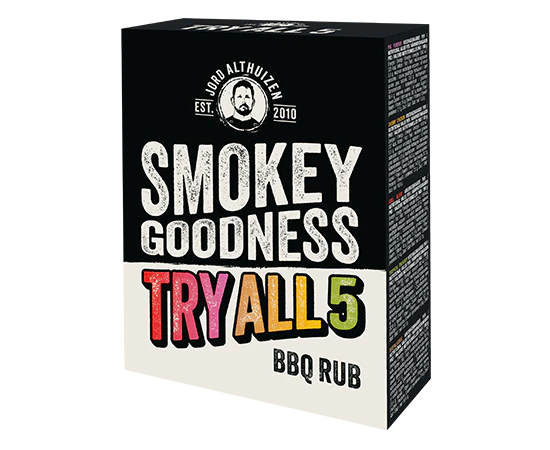 Smokey Goodness - BBQ Rub Try All 5 - 1 Box