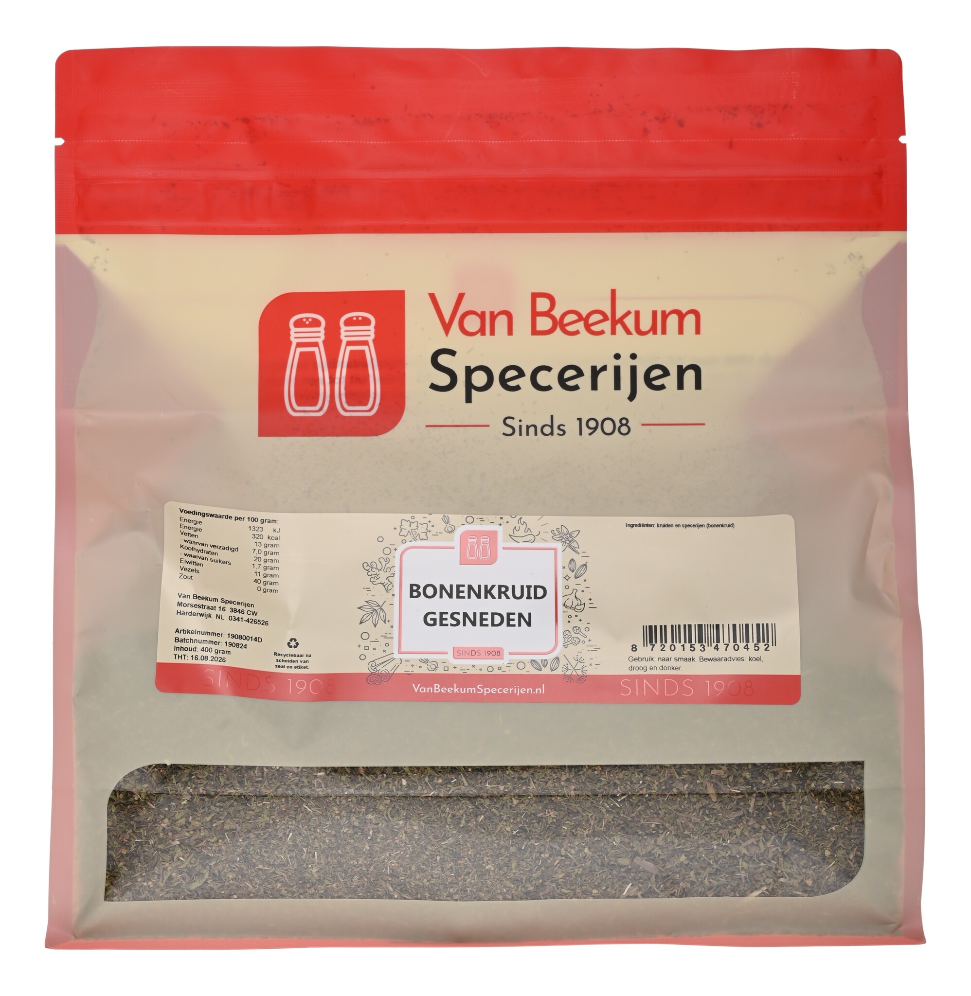 Bonenkruid Gesneden - 400 gram Grootverpakking