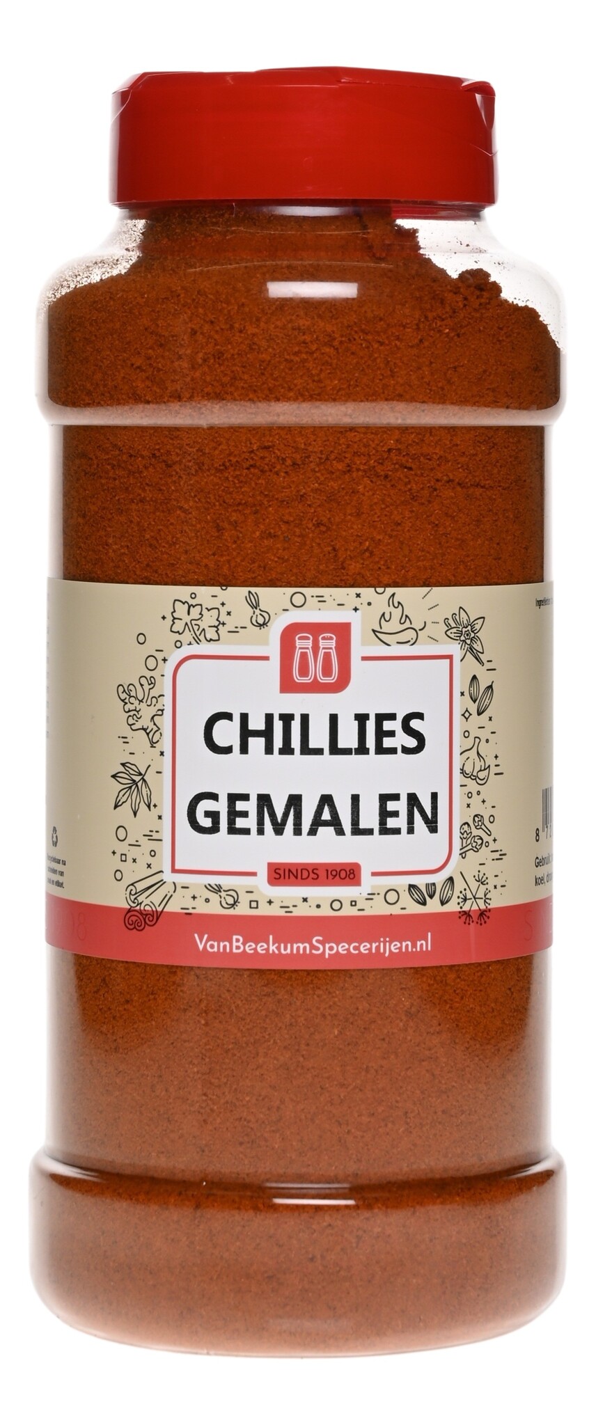 Chili Gemalen - Strooibus 450 gram
