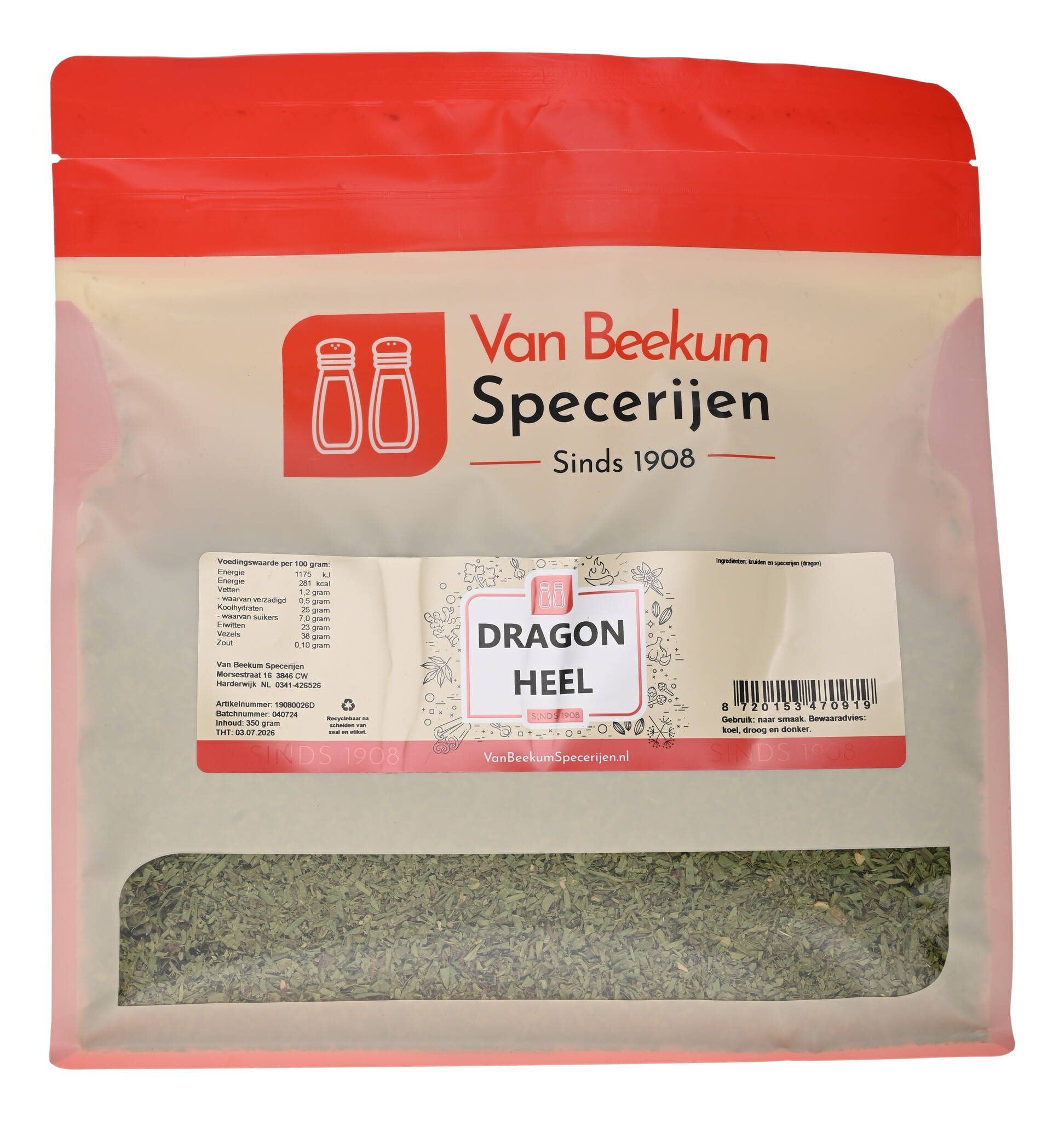 Dragon / Tarragon Heel - 350 gram Grootverpakking