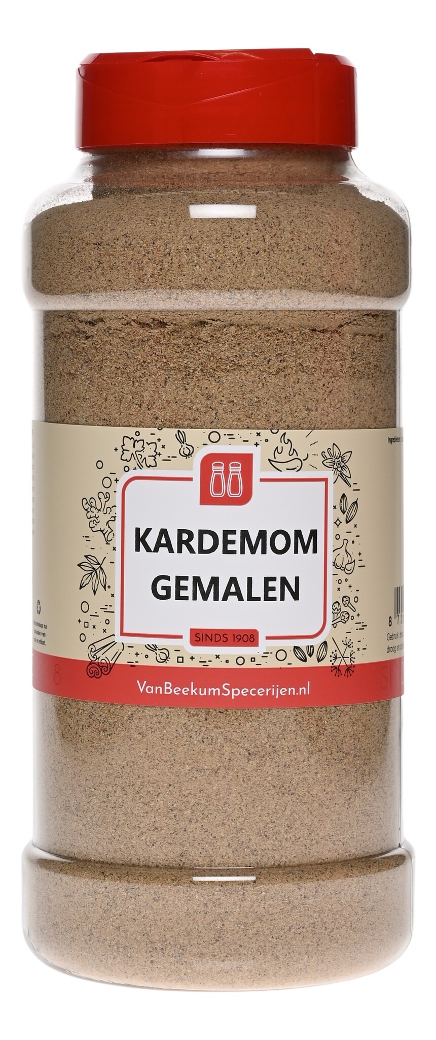 Kardemom Gemalen / Cardamom Gemalen - Strooibus 350 gram