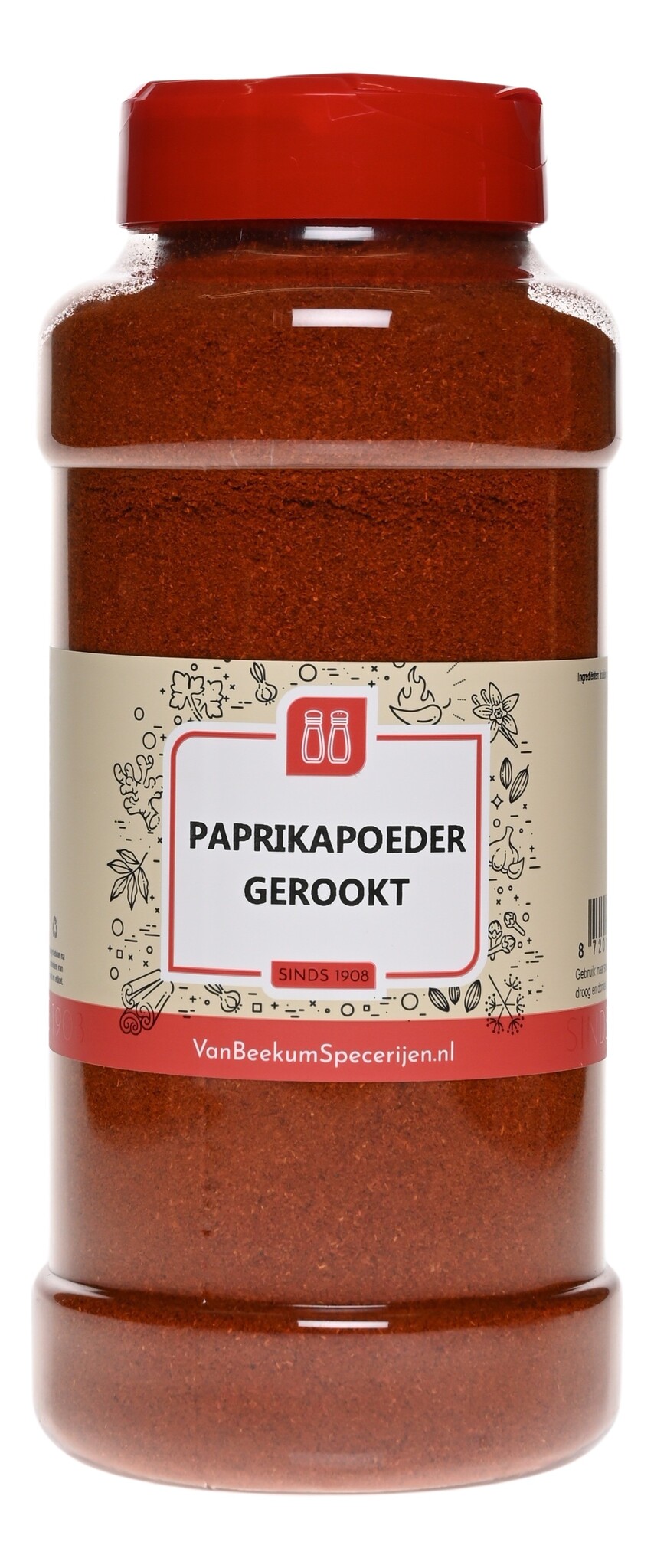 Paprikapoeder Gerookt - Strooibus 450 gram