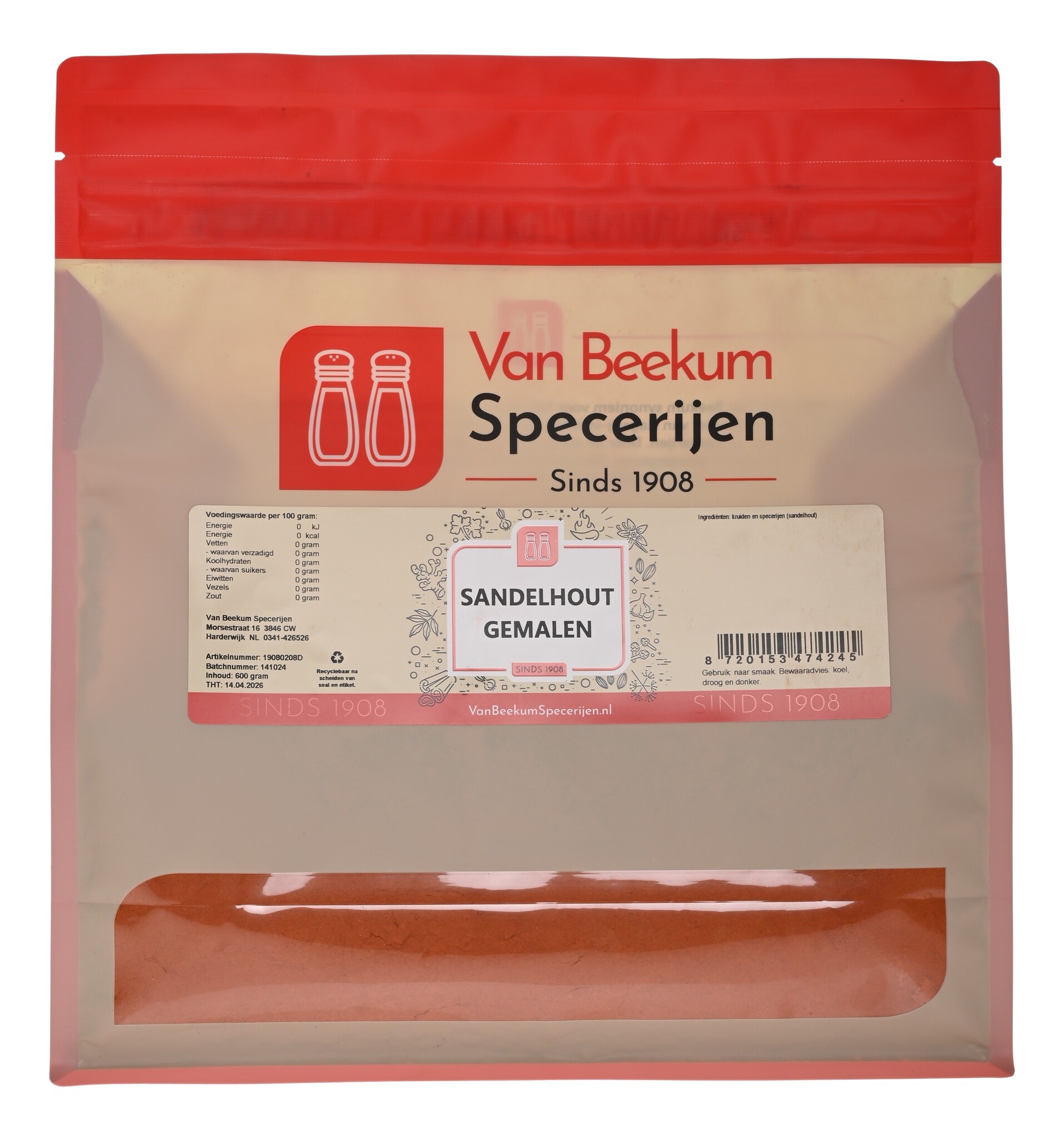 Sandelhout Gemalen - 600 gram Grootverpakking