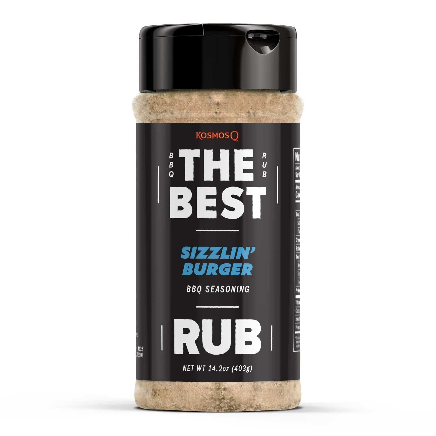 Kosmo&apos;s Q - The Best Sizzlin&apos; Burger Rub - Strooibus 261 gram