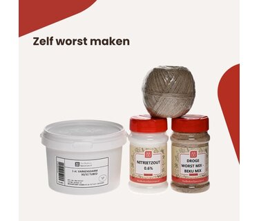 Benodigdheden om zelf worst te maken