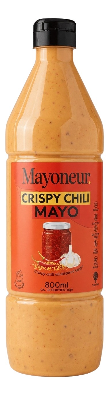 Crispy Chili Mayo - Mayoneur. - Knijpfles 800 ml
