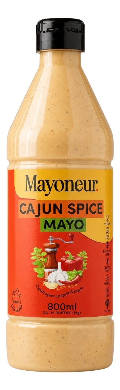Cajun Mayo - Mayoneur. - Knijpfles 800 ml