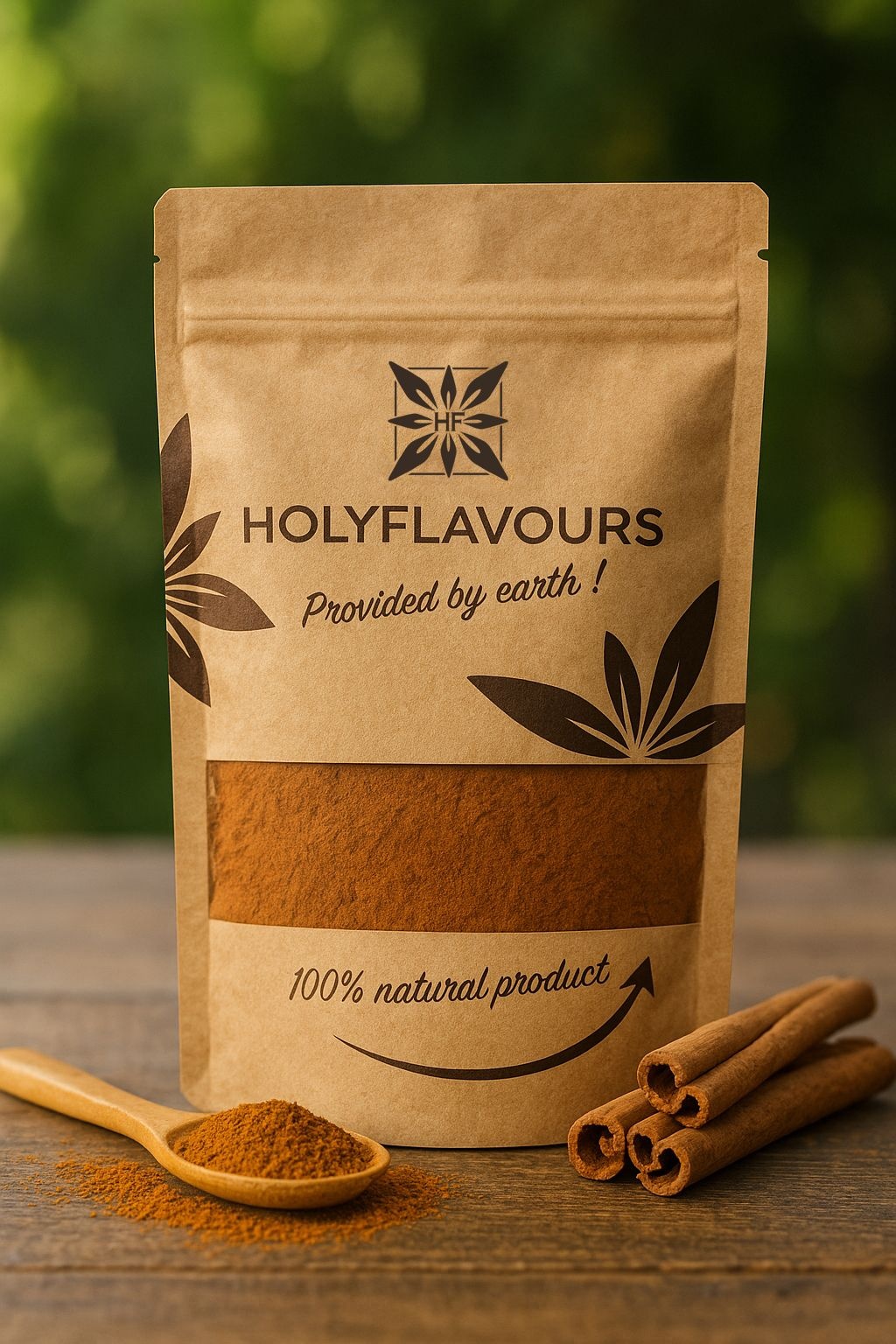 HolyFlavours Ceylon Kaneel Gemalen Biologisch - Zakje 100 gram