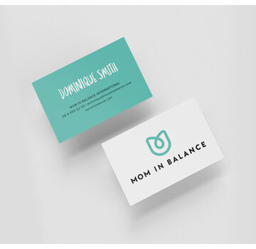 Mom in Balance Businesscards 250 pieces