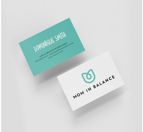 Mom in Balance Businesscards 250 pieces