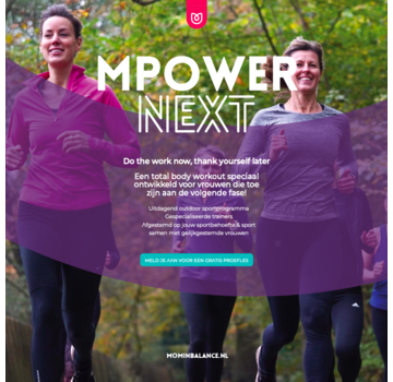 Mom in Balance MpowerNext flyer NL | 50 stuks