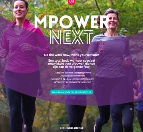 Mom in Balance MpowerNext flyer NL | 50 stuks