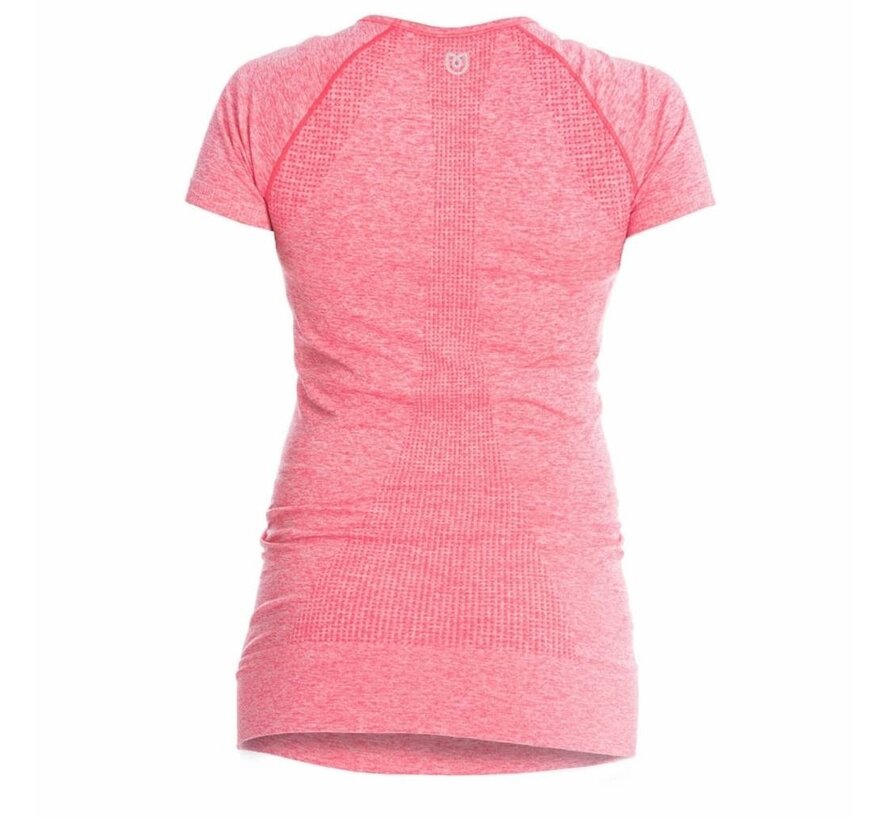 Zwangerschap Sportshirt Korte Mouw - Roze