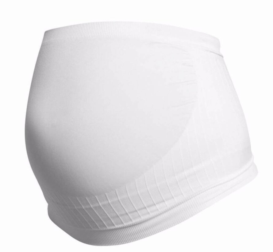 Seamless Maternity Support Band - White