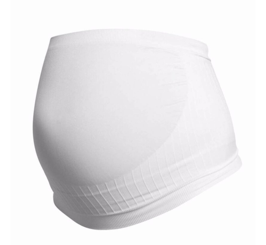 Seamless Maternity Support Band - White