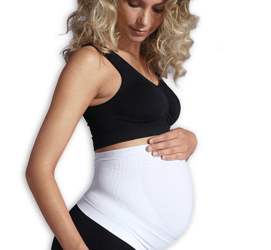 Seamless Maternity Support Band - White