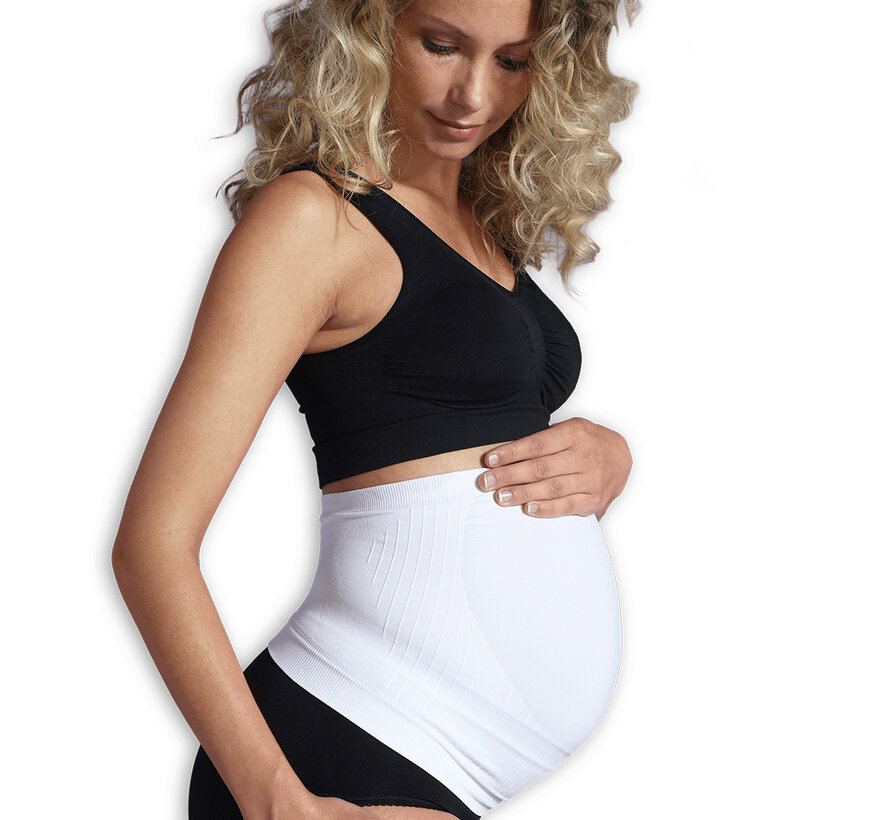 Seamless Maternity Support Band - White