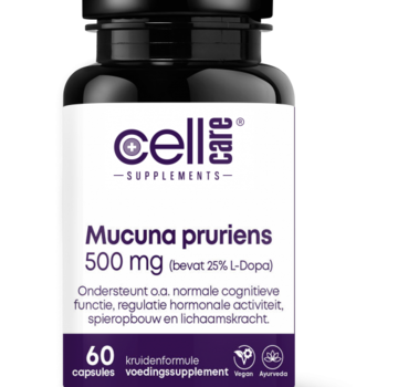 CellCare Mucuna pruriens 500mg (25% L-Dopa) 60 capsules