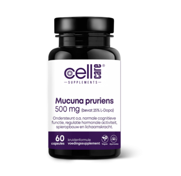 CellCare Mucuna pruriens 500mg (25% L-Dopa) 60 capsules
