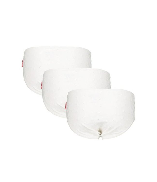 Claesen's Knickers White Embroidery, 3-pack