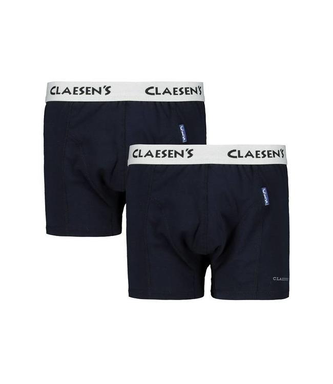 Claesen's Boxershorts Schwarz, Doppelpack