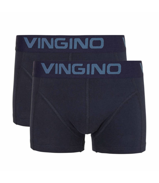Vingino Boxershort Basic Blauw, 2-pack