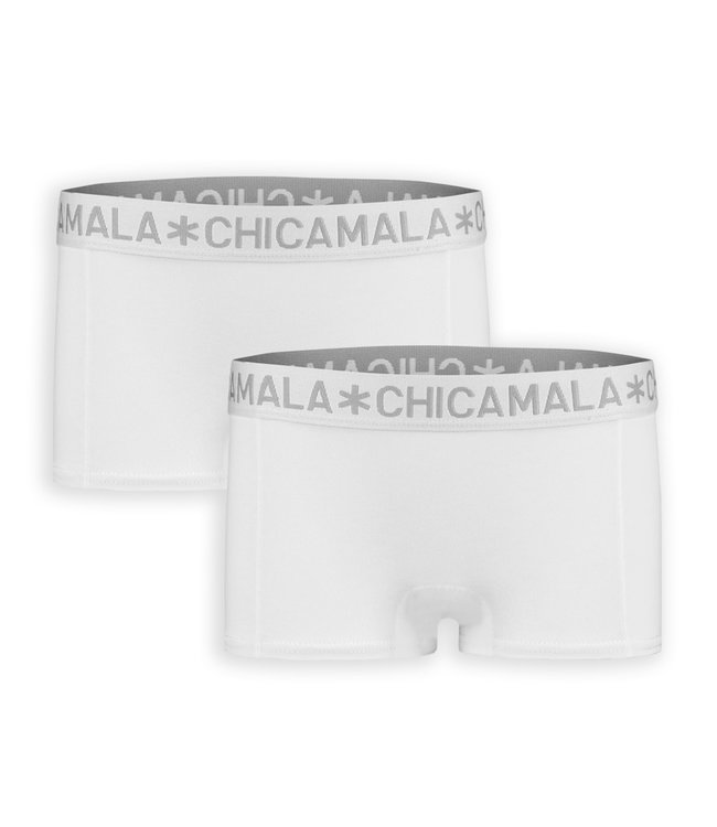 Chicamala Cutbriefs White , 2er Pack